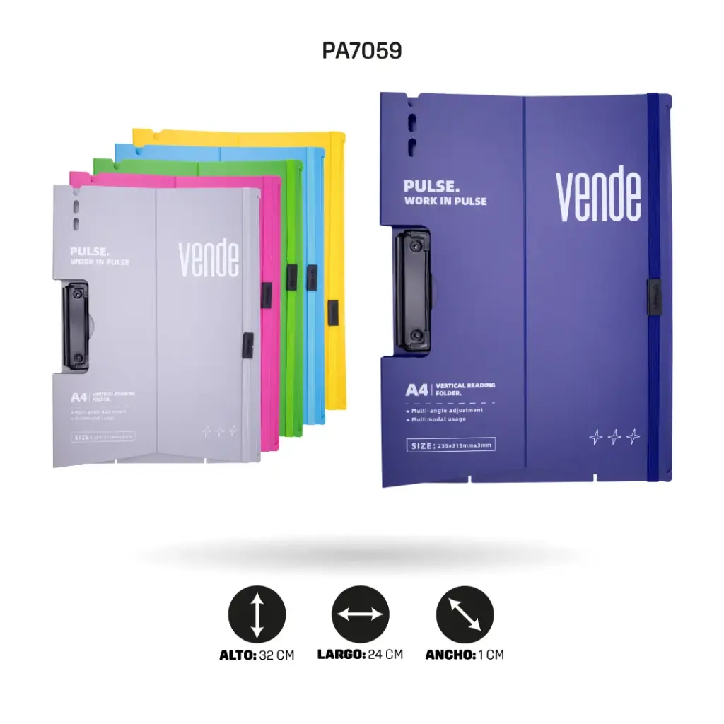 TABLA CON GANCHO Y RESORTE WD-F092 A4 [PAC7072]