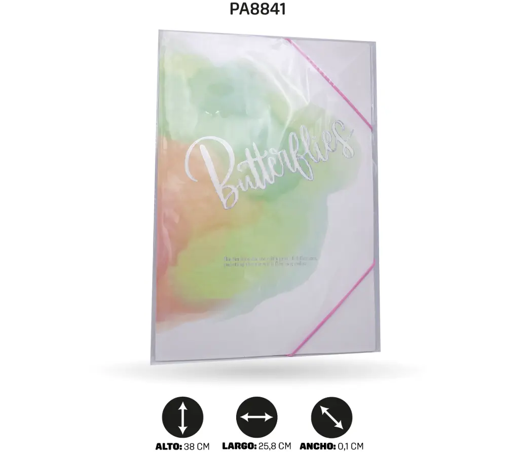 CARPETAS PASTEL BEAUTIFUL OFICIO SURTIDAS  [PAC7061]