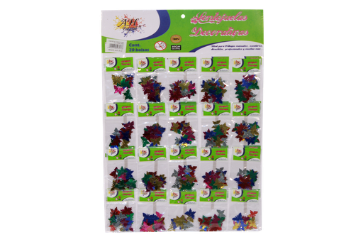 [AR3806] LENTEJUELAS AH ROYAL MARIPOSA SET X 20 UNDS [PAC70260-3806]