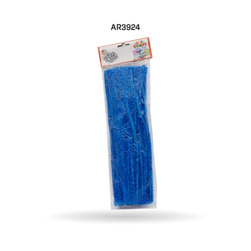 [AR3924] CHELINES BRILLANTES AZUL ELECTRICO X100 [PAC4293-3924]