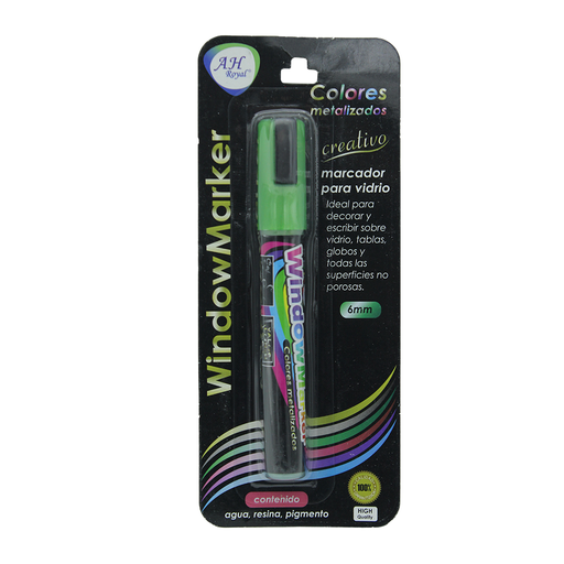 [CA6065] MARCADOR AH ROYAL PARA VENTANA CBM259/1 VERDE 6 MM [PAC2596]