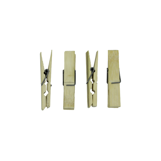GANCHO PARA ROPA BAMBU [PAC2068-730] DISPLAY X 20