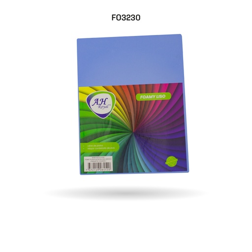 [FO3230] FOAMY PLIEGO AH ROYAL AZUL MEDICO X 10 UNDS [AH50103715-3230-AH50103715-HN114]