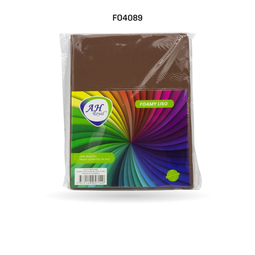 [FO4089] FOAMY CARTA AH ROYAL CAFE CLARO X 10 UNDS [AH10103815-4089-AH10103815-PAC40282-4089]
