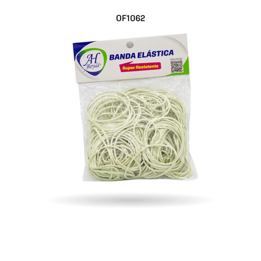 BANDAS DE CAUCHO AH ROYAL BLANCO BOLSA PEQUEÑA APX 150 [PAC10112-1062]