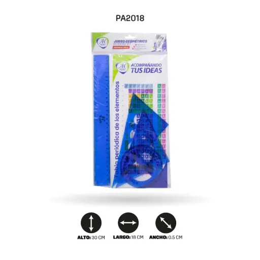 [PA2018] JUEGO GEOMÉTRICO AH ROYAL CON TABLA PERIÓDICA [PAC2136-2018-PAC10045]