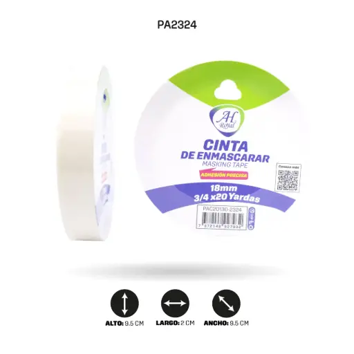 [PA2324] CINTA AH ROYAL ENMASCARAR  3/4" (18mm) x 20yd [PAC20130-2324][PAC6817]