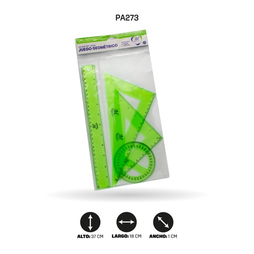 [PA273] JUEGO GEOMÉTRICO AH ROYAL GRANDE [PAC3294-273-PAC20292-273]