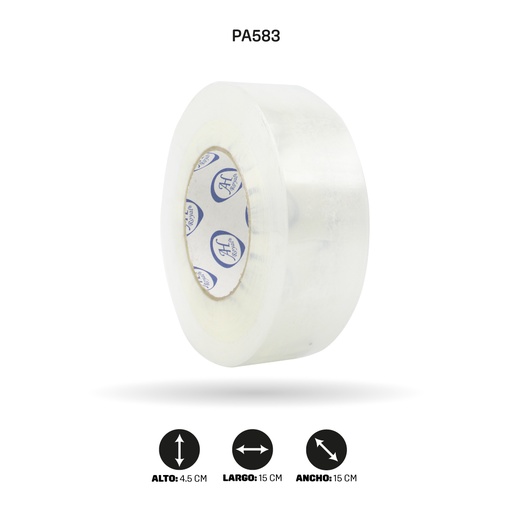 [PA583] CINTA AH ROYAL TRANSPARENTE  45 mm x 45 mic x 300 yd [PAC2519-583-PAC2519][PAC6819]