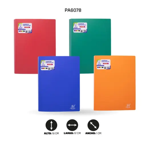 CARPETA PARA CATÁLOGO DE 40 HOJAS [PAC2526]