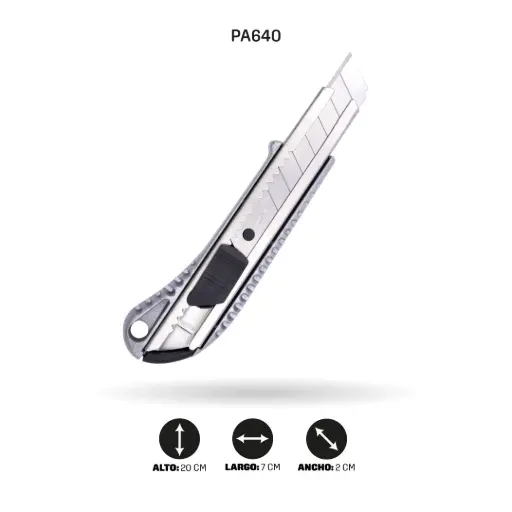 [PA640] BISTURI AH ROYAL METALICO INDUSTRIAL EN BLISTER [PAC3284-640]