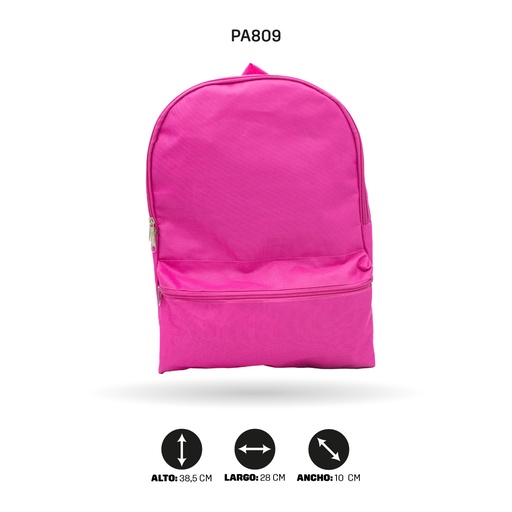 [PA809] MALETIN NACIONAL UNICOLOR FUCSIA