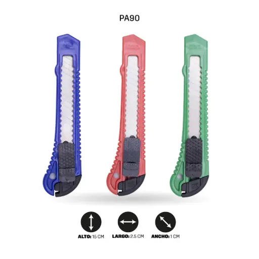 [PA90] BISTURI GRANDE DISPLEY X 12 UND [PAC3238-90][PAC7097]