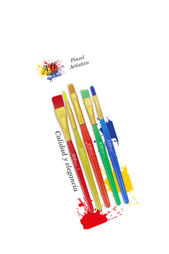 [PI2732] PINCEL AH ROYAL ACRILICO DE COLORES X5 [PAC2425-2732]