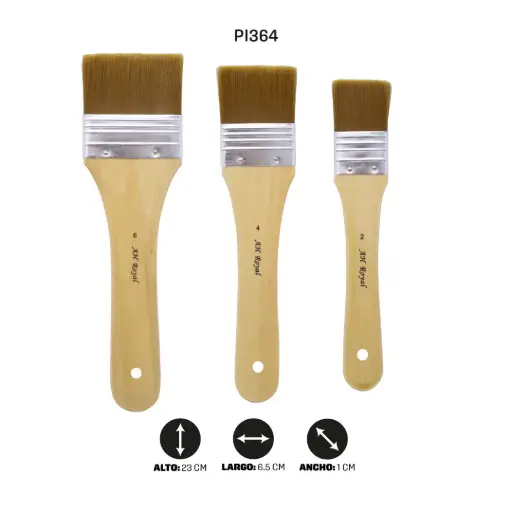 BROCHA AH ROYAL PELO SINTETICO X3 [PAC2215-364]