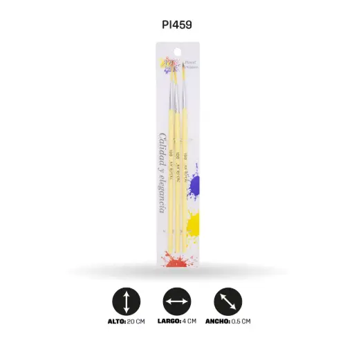 PINCEL AH ROYAL DELINEADOR NO 10/0 X3  [PAC20033-459]