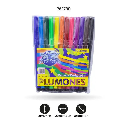 [PA2730] PLUMÓN x12 UND  [PAC30111-2730-YS0242113-PL1871]