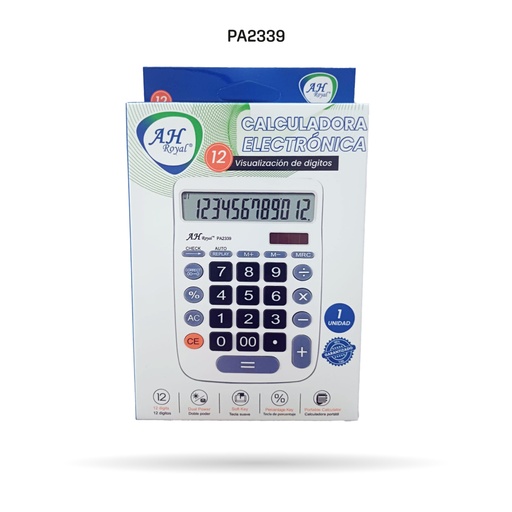[PA2339] CALCULADORA AH ROYAL CX-812 [PAC3584]