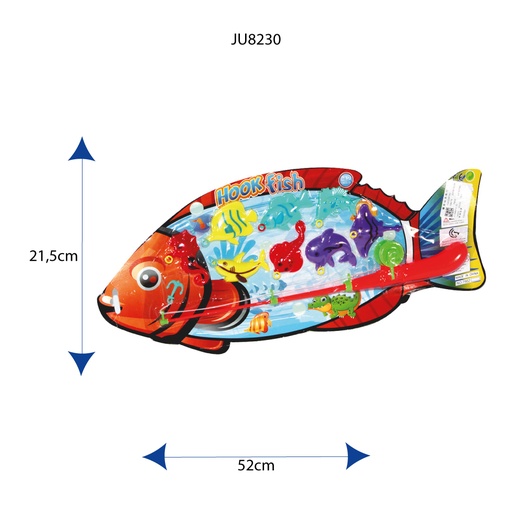 [JU8230] JUEGOS DE PESCA ENCARTONADO FIGURA  PESCADO [7902]