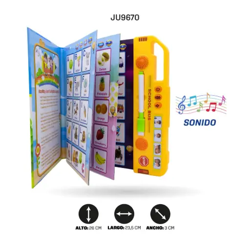 [JU9670] LIBRO INTERACTIVO CON SONIDO INGLES [UC023-1]