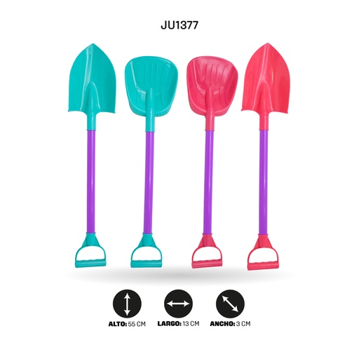 [JU1377] PALA DE PLAYA X 5 PIEZAS [KX91-A35]