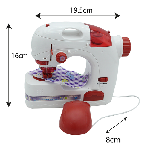[JU1479] JUGUETE MAQUINA DE COSER PEQUEÑA -  MECANISMO PILAS [3232]