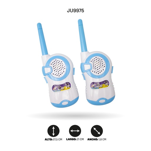 [JU9975] WALKIE-TALKIE MOTIVO ASTRONAUTA [456-5]