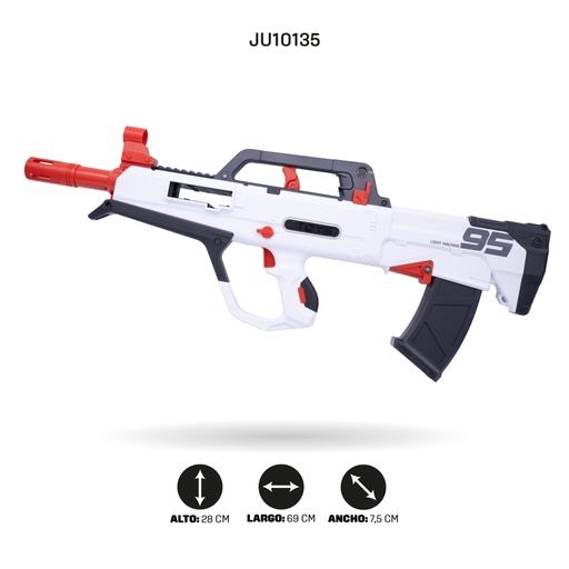 [JU10135] JUGUETE ARMA ELECTRICA  CON DARDOS BLANDOS  [648-404]