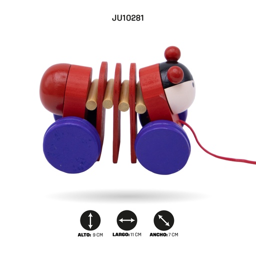 [JU10281] JUGUETE DIDACTICO EN MADERA FIGURA "MARIQUITA" [1970-99]