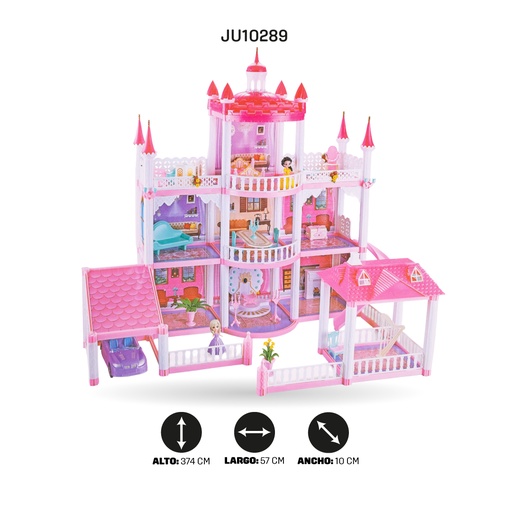 [JU10289] CASTILLO DE PRINCESAS CON ACCESORIOS [939]