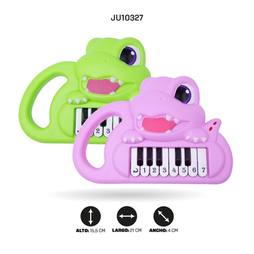 [JU10327] PIANO ELECTRÓNICO FIGURA  T-REX [123-1]