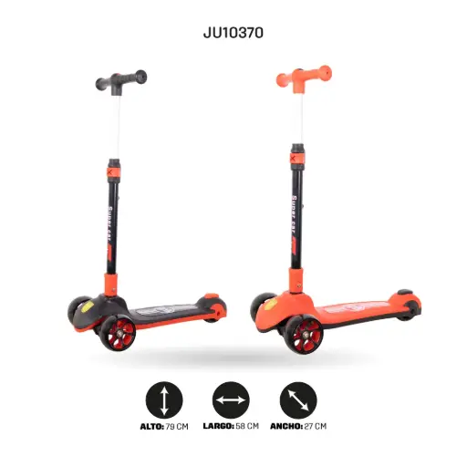 [JU10370] SCOOTER PATINETA RECREATIVA CON ILUMINACION  [PAC3276 - PA00279]
