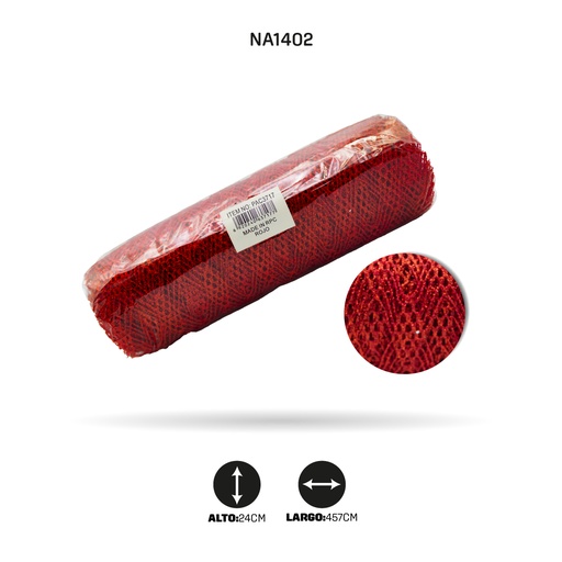 [NA1402] MALLA ESCARCHA ROJA [PAC3717]