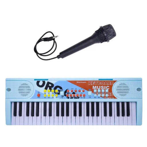 [JU1757] TECLADO CON MICRÓFONO Y ALIMENTACIÓN USB [BX-1687]