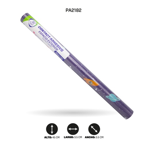 [PA2182] PAPEL CONTAC AH ROYAL ESPACIO EXTERIOR 5899 DE 3 mts x 45 cms [PAC5453]