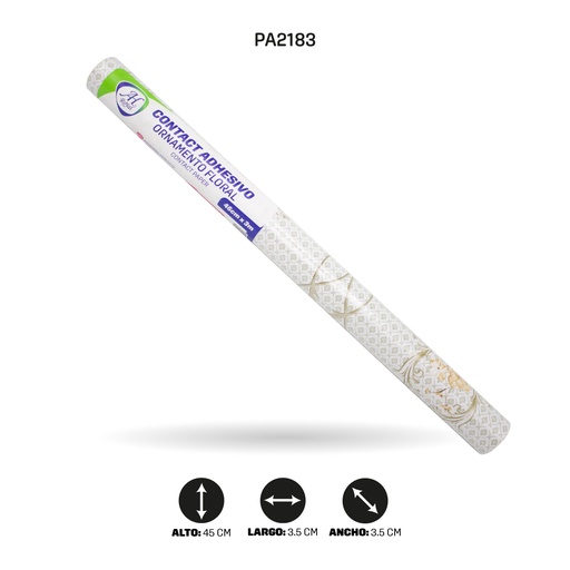 [PA2183] PAPEL CONTAC AH ROYAL FLORES 5678 DE 3 mts x 45 cms [PAC5454]