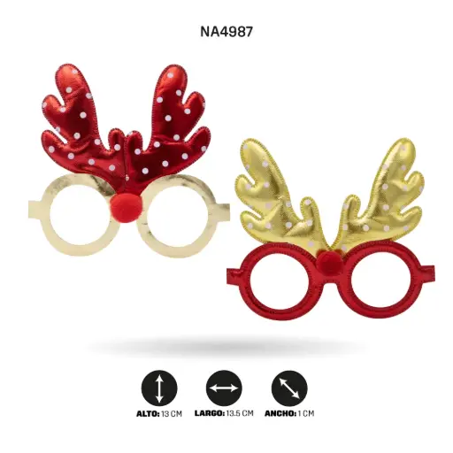 [NA4987] GAFA DE NAVIDAD CON ASTAS-7 [PAC4951]