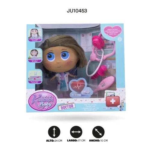 [JU10453] MUÑECA DOCTORA CON ARTICULACIONES  [BLD287]