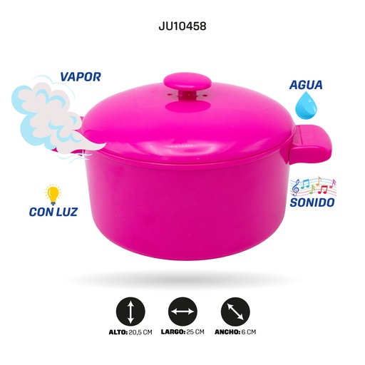 [JU10458] SET DE OLLA A VAPOR CON ACCESORIOS [018-73]