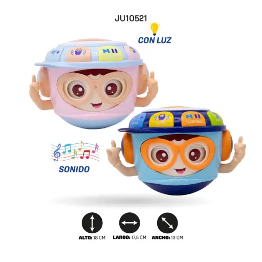[JU10521] TAMBOR PARA BEBÉS CON SONIDOS [YL613B]