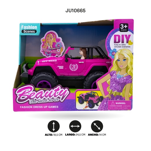 [JU10665] JEEP WRANGLER CON CONDUCTOR  [8018-1]