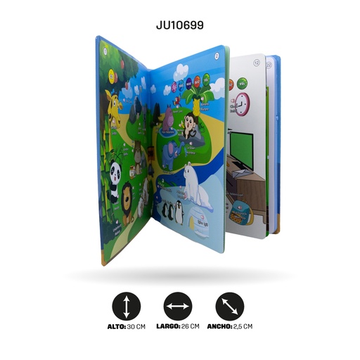 [JU10699] LIBRO INTERACTIVO CON SONIDO BILINGUE[UC169-5]