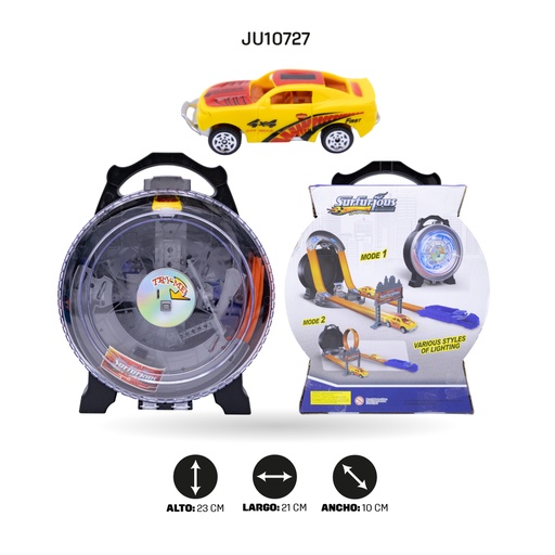 [JU10727] PISTA 2 EN 1 CON LUCES [8899-28]