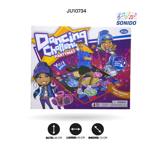 [JU10734] ALFOMBRA PARA BAILE DE 5 CUADROS [XY-23128]