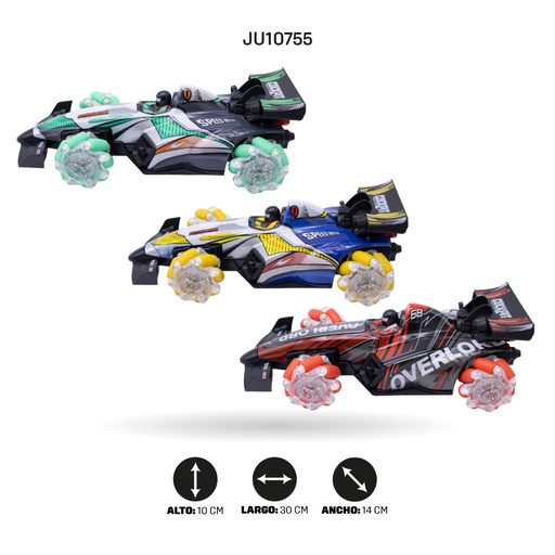 [JU10755] VEHICULO FORMULA 1 CON RADIOCONTROL Y CARGADOR USB [680-1]