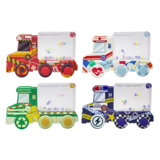 [JU10872] ATARI DE AGUA FIGURA VEHICULOS DE EMERGENCIA [6505-G24]