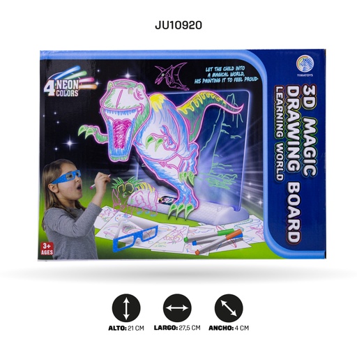 [JU10920] MESA DE DIBUJO 3D (VERSIÓN DINOSAURIO) [YM-23]