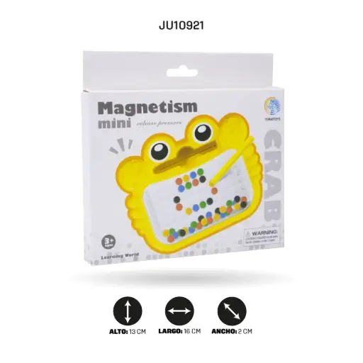 [JU10921] TABLERO CON CUENTAS MAGNÉTICAS FIGURA CANGREJO [YM-80]