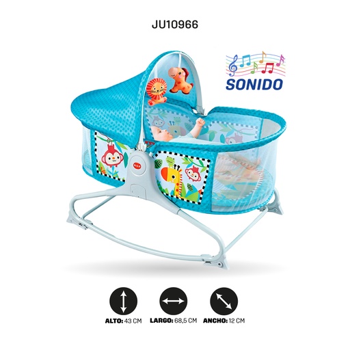 [JU10966] CUNA CON SONIDO PARA BEBÉS [98978]