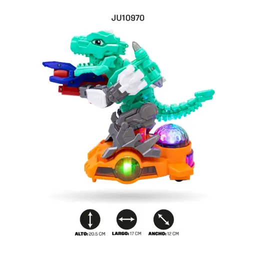 [JU10970] DINOROBOT LUZ Y SONIDO [ZR141-3]